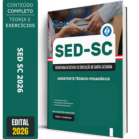 Apostila SED SC 2026 - Assistente Técnico Pedagógico
