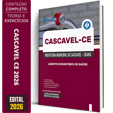 Apostila Prefeitura de Cascavel CE 2026 - Agente Comunitário de Saúde