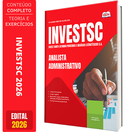 Apostila InvestSC 2026 - Analista Administrativo
