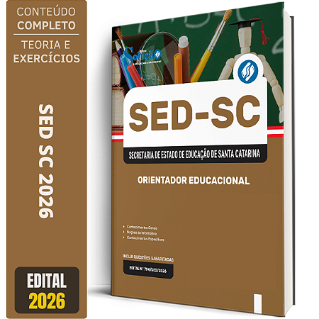 Apostila SED SC 2026 - Orientador Educacional