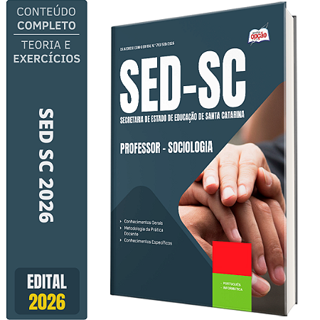 Apostila SED SC 2026 Professor - Sociologia