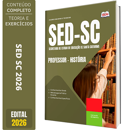 Apostila SED SC 2026 Professor - História