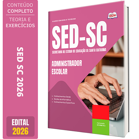Apostila SED SC 2026 - Administrador Escolar