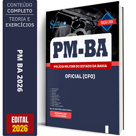 Apostila PM BA 2026 - Oficial (CFO)