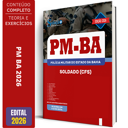 Apostila PM BA 2026 - Soldado (CFS)