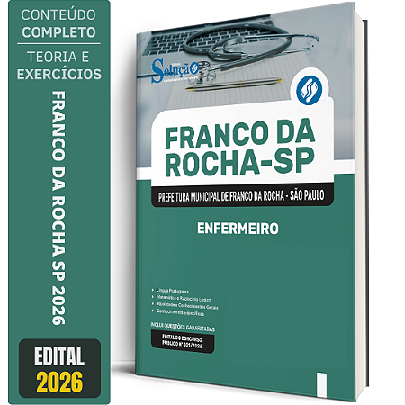 Apostila Prefeitura de Franco da Rocha SP 2026 - Enfermeiro