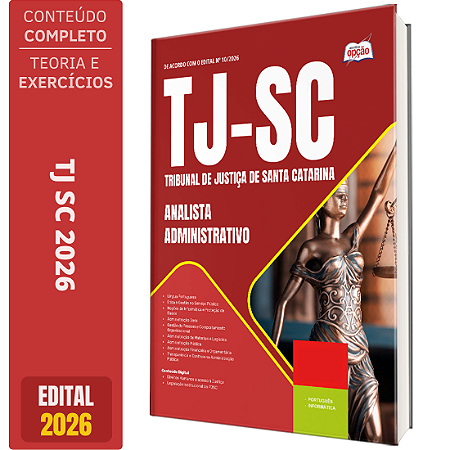 Apostila TJ SC 2026 - Analista Administrativo