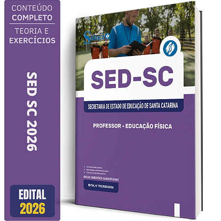 Apostila SED SC 2026 Professor - Educação Física
