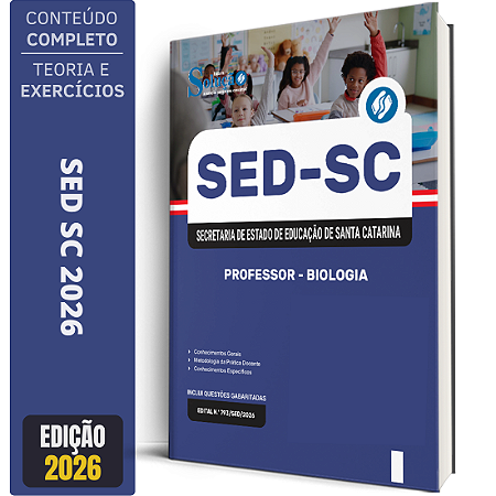 Apostila SED SC 2026 Professor - Biologia