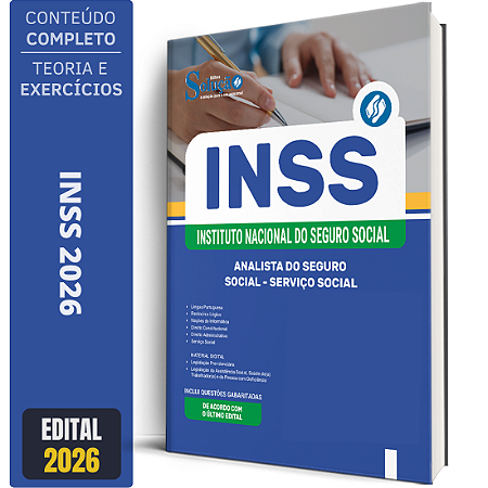 Apostila INSS 2026 Analista do Seguro Social - Serviço Social
