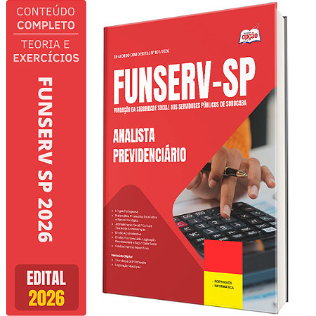 Apostila FUNSERV 2026 - Analista Previdenciário