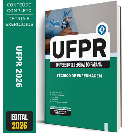 Apostila UFPR 2026 - Técnico em Enfermagem
