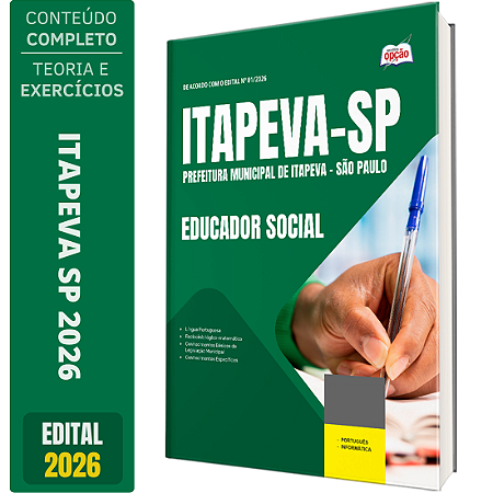 Apostila Prefeitura de Itapeva SP 2026 - Educador Social