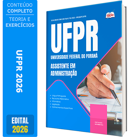 Apostila UFPR 2026 - Assistente em Administração