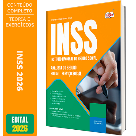 Apostila INSS 2026 Analista do Seguro Social - Serviço Social
