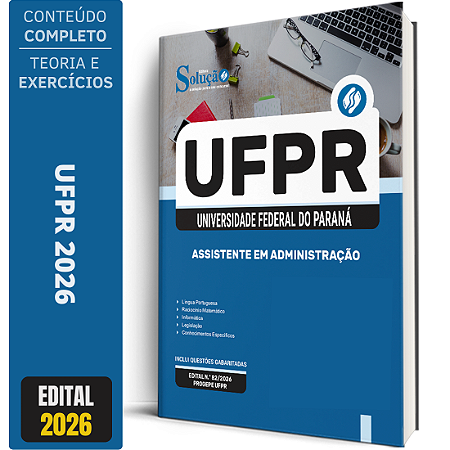 Apostila UFPR 2026 - Assistente em Administração