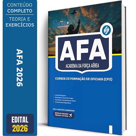 Apostila Aeronáutica do Brasil 2026 - Cursos de Formação de Oficiais (CFO)