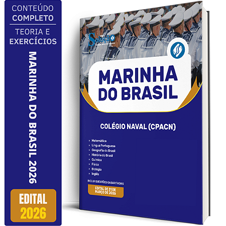 Apostila Marinha 2026 (Escola Naval) Aspirante - Colégio Naval (CPACN)