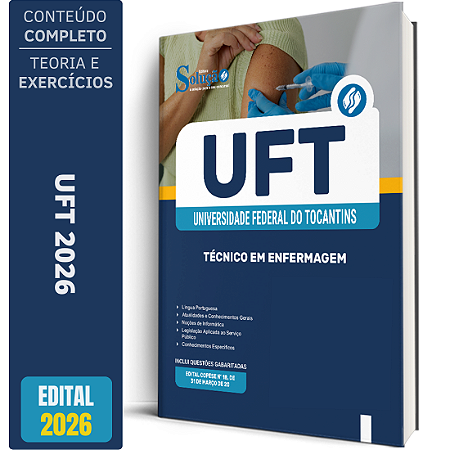 Apostila UFT 2026 - Técnico em Enfermagem