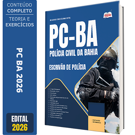 Apostila PC BA 2026 - Escrivão de Polícia