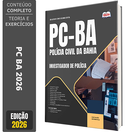 Apostila PC BA 2026 - Investigador de Polícia