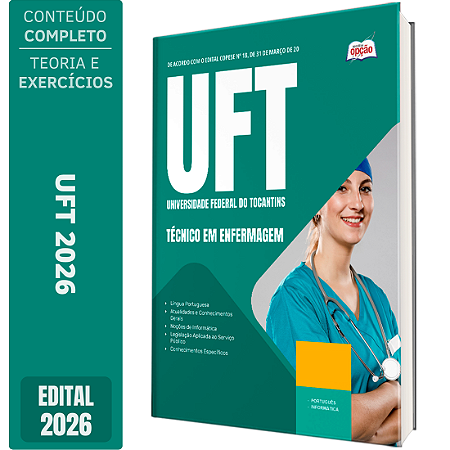 Apostila UFT 2026 - Técnico em Enfermagem