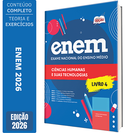Apostila ENEM 2026 Volume 4 - Ciências Humanas e suas Tecnologias