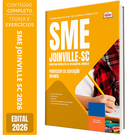 Apostila SME Joinville SC 2026 - Professor de Educação Infantil