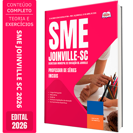 Apostila SME Joinville SC 2026 - Professor de Séries Iniciais