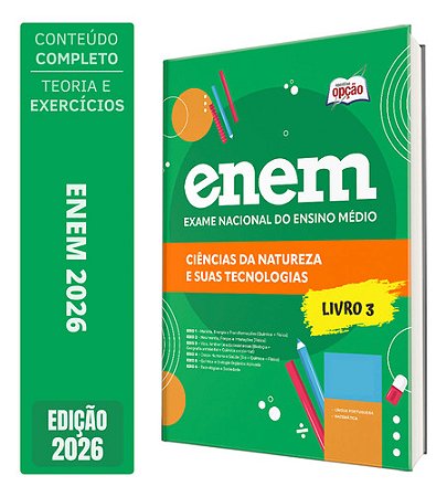Apostila ENEM 2026 Volume 3 - Ciências da Natureza e suas Tecnologias