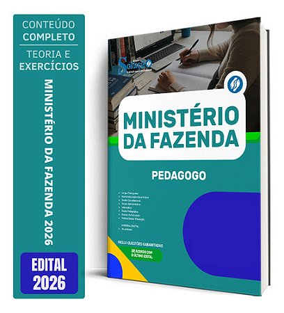 Apostila Ministério da Fazenda 2026 - Pedagogo