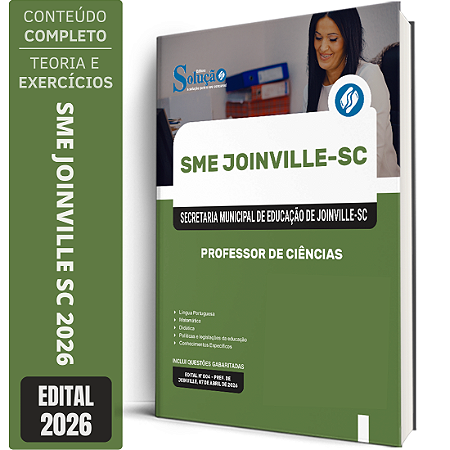 Apostila SME Joinville SC 2026 - Professor de Ciências