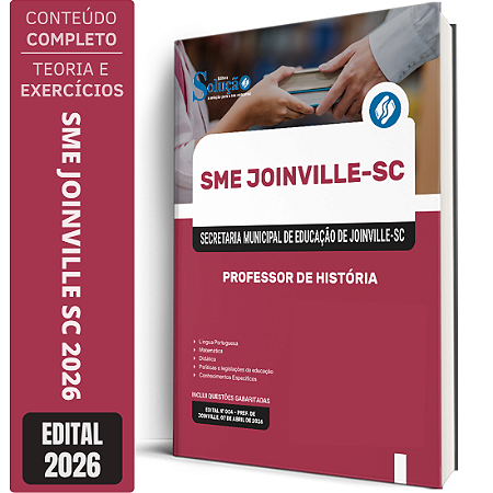 Apostila SME Joinville SC 2026 - Professor de História
