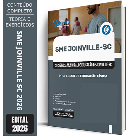 Apostila SME Joinville SC 2026 - Professor de Educação Física