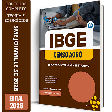 Apostila IBGE Temporário 2026 - Agente Censitário Administrativo