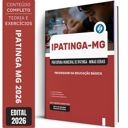 Apostila Prefeitura de Ipatinga MG 2026 - Professor da Educação Básica