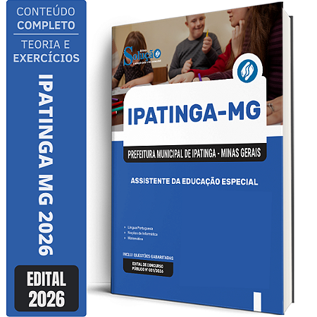 Apostila Prefeitura de Ipatinga MG 2026 - Assistente da Educação Especial
