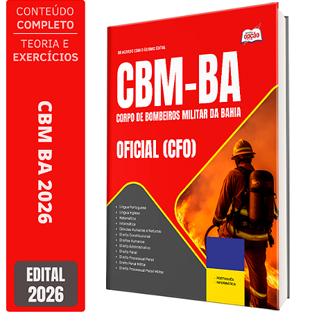 Apostila CBM BA 2026 - Oficial (CFO)