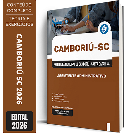 Apostila Prefeitura de Camboriú SC 2026 - Assistente Administrativo