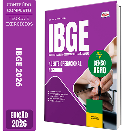 Apostila IBGE Temporário 2026 - Agente Operacional Regional
