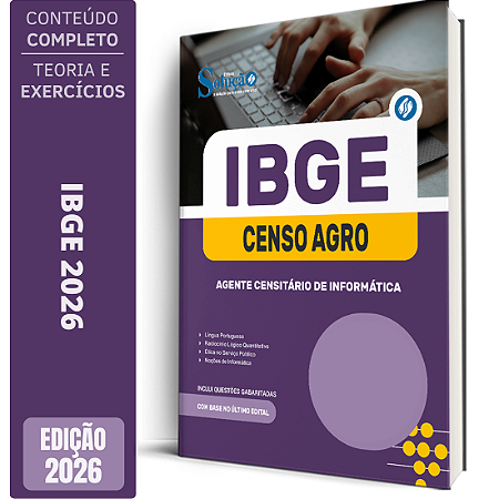 Apostila IBGE Temporário 2026 - Agente Censitário de Informática