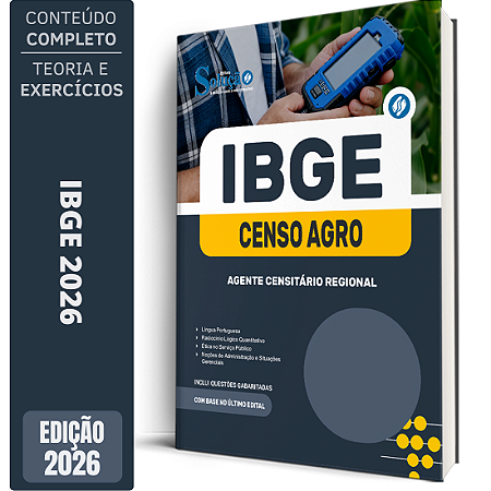 Apostila IBGE Temporário 2026 - Agente Censitário Regional