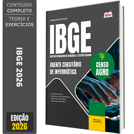 Apostila IBGE Temporário 2026 - Agente Censitário de Informática