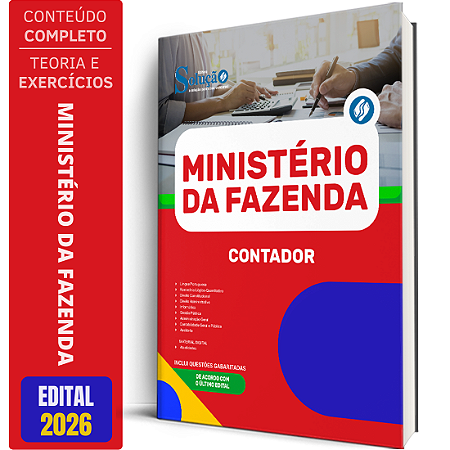 Apostila Ministério da Fazenda 2026 - Contador