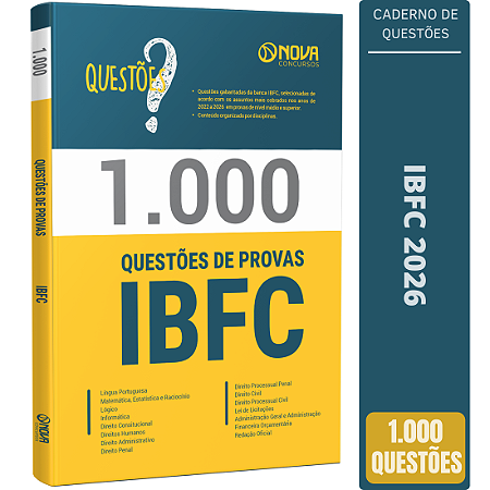 Livro 1.000 Questões Gabaritadas da IBFC