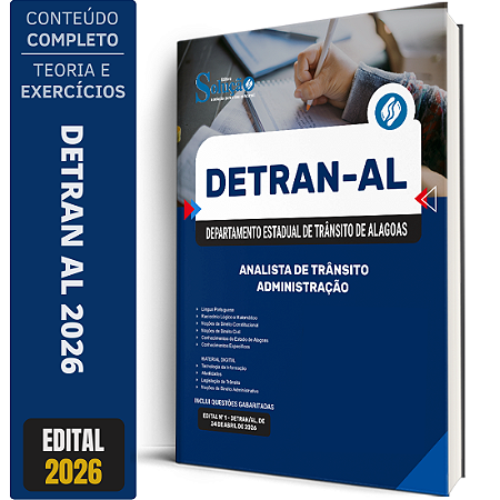 Apostila DETRAN AL 2026 Analista de Trânsito - Administração