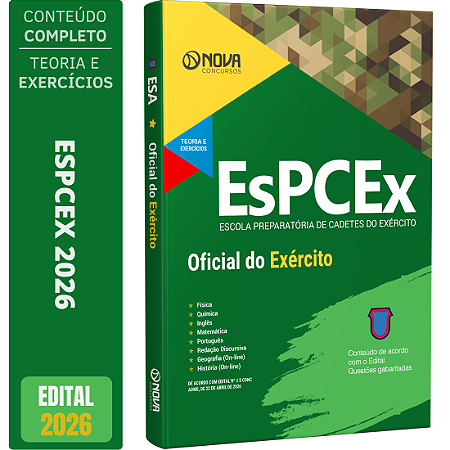 Apostila EsPCEx 2026 - Oficial do Exército