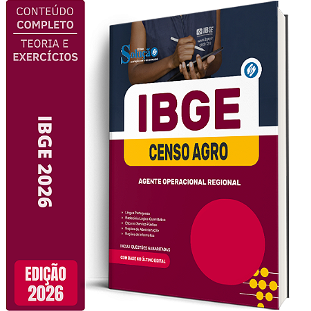 Apostila IBGE Temporário 2026 - Agente Operacional Regional