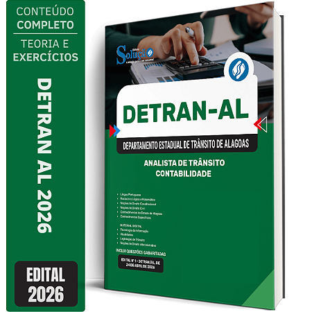 Apostila DETRAN AL 2026 Analista de Trânsito - Contabilidade