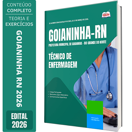 Apostila Prefeitura de Goianinha RN 2026 - Técnico de Enfermagem